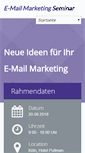 Mobile Screenshot of email-marketing-seminar.de