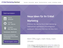 Tablet Screenshot of email-marketing-seminar.de